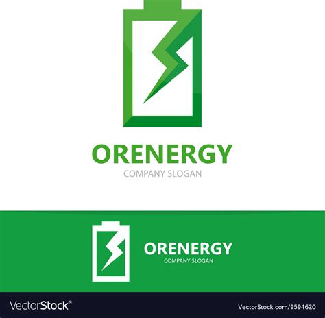 battery logo design template royalty  vector image