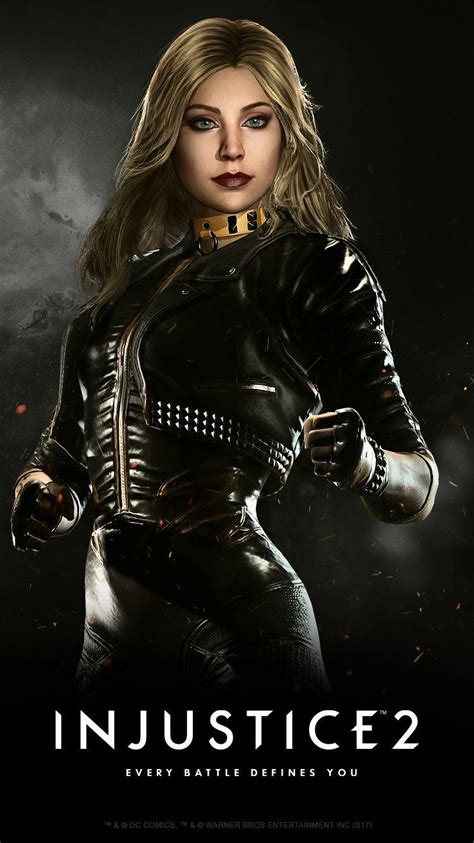 Pin By Amanda On Video Game Art Black Canary Injustice