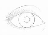 Eye Draw Easy Drawing Step Outline Eyes Coloring Drawings Sketch Easydrawingart Pencil Beginners Color Pages Very Basic Ball Visit Choose sketch template