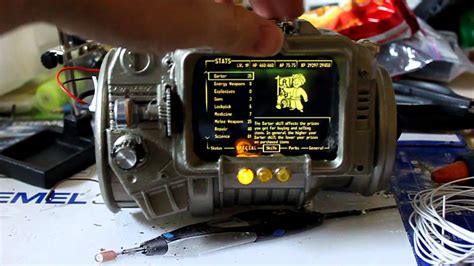 fallout  wrist mounted personal information processor working pipboy    arduino