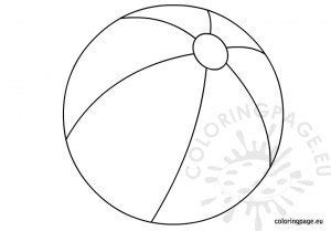 beach ball coloring page coloring page