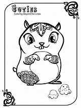 Pages Coloring Cuties Printable Recommended sketch template