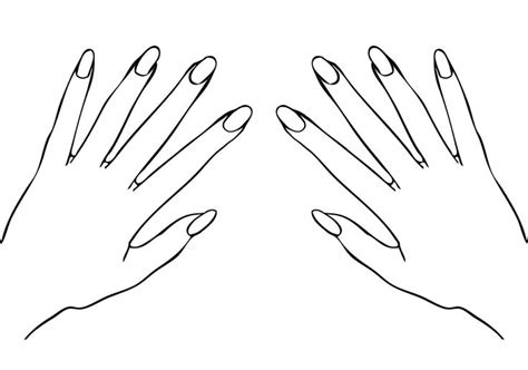 printable blank nail template printable nail art templates hand
