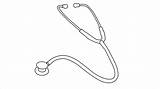 Stethoscope Draw Step Drawings Easy Example sketch template