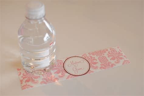 diy printable water bottle labels  printable templates