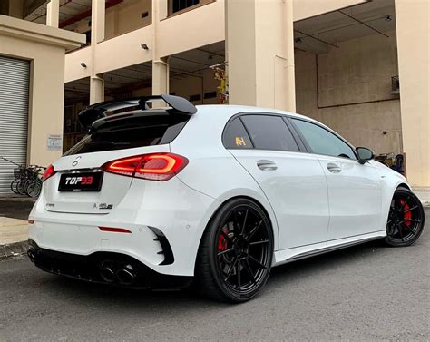 mercedes benz  amg  white bc forged eh wheel front