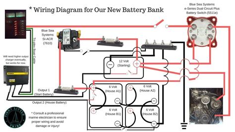 marine dual battery system wiring diagram easy wiring