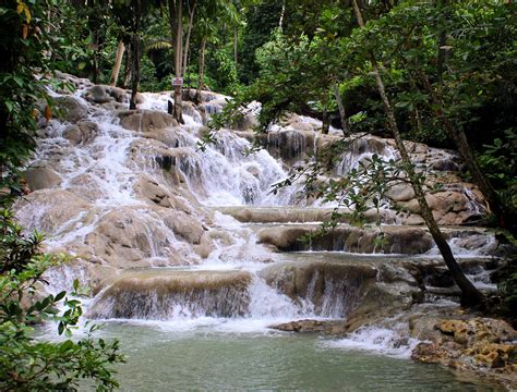 dunns river falls ocho rios jamaica oneloveja january places