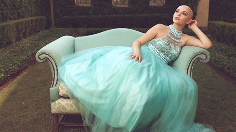 Bald Teen Goes Viral Uses Glamorous Photoshoot To Spread Riveting