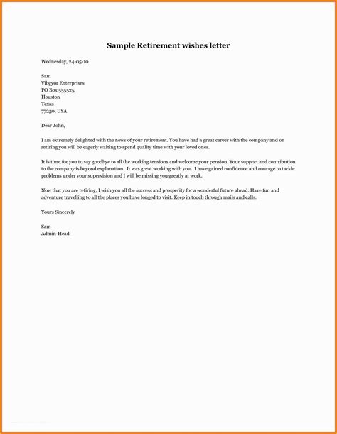 retirement resignation letter template   retirement letter
