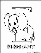 Coloring Preciousmoments Pages Alphabets Elephant Colouring Printable Color Alphabet Popular sketch template
