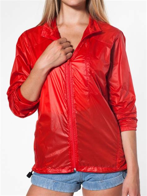 red color wholesale women classic jacket lightweight waterproof windbreaker jacket buy