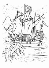Navio Pirata sketch template