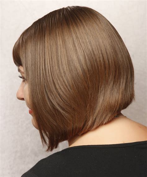Medium Straight Formal Hairstyle With Side Swept Bangs