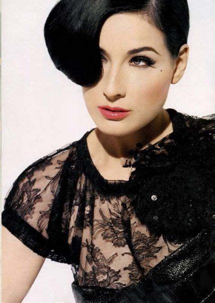 dita von teese love the lace top and flawless face makeup i will have to try dita von