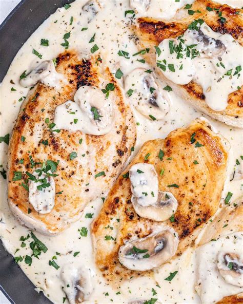 Ultra Creamy Chicken Mushroom Skillet Clean Food Crush