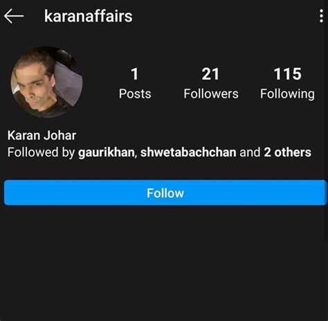 karan johar has another private instagram account ananya panday