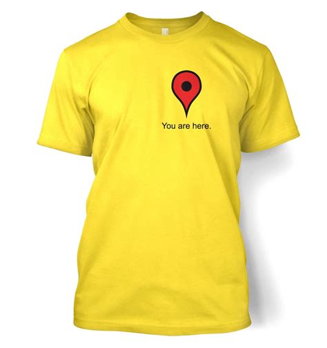 You Are Here Heart T Shirt Somethinggeeky