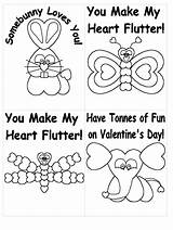 Valentine Printable Coloring Valentines Cards Para Valentin San Fichas Color Inglés Niños Kids Pages Hearts Animals Activities Heart Children Template sketch template