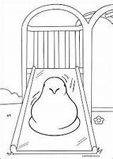 Peeps Coloring Pages Color Easter Peep Marshmallow sketch template
