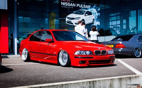 red  stanced bmw