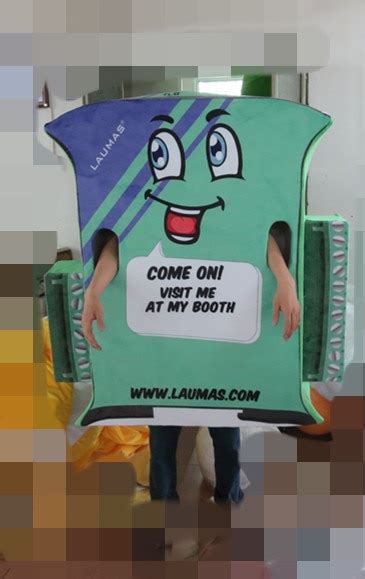 selling adult green box mascot costume  shipping  anime costumes