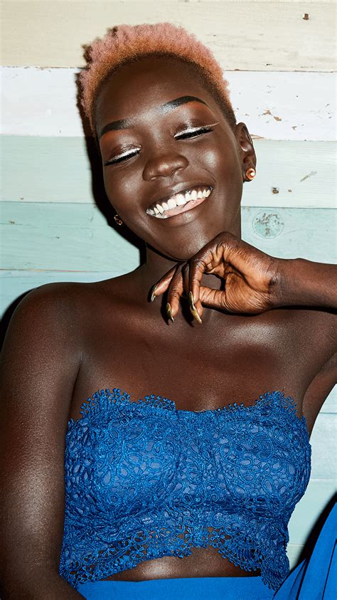 Nyakim Gatwech Model Skin Tone Bias Bright Makeup