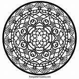 Mandala Freepatternsarea Circular Transparent Mandalas Dxf Islamic sketch template