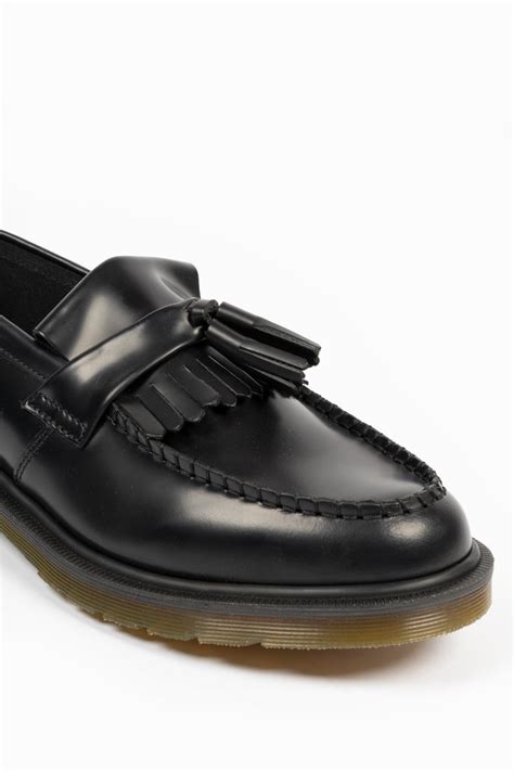 dr martens adrian tassle loafers black blends