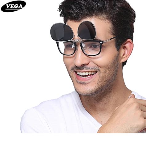 vega polarized clip on sunglasses for prescription glasses fit over