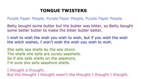 37 Funny Tongue Twisters Guaranteed To Twist Your Tongue