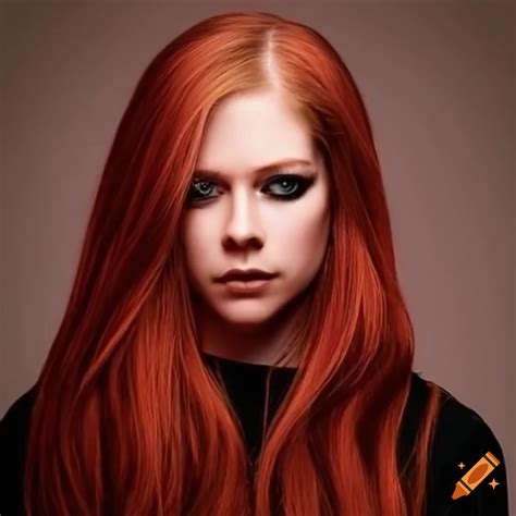 Portrait Of A Beautiful Redhead Girl
