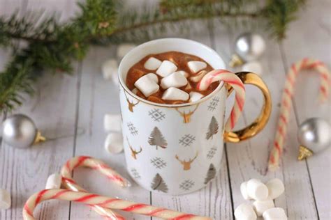 Healthy Candy Cane Hot Chocolate Recipe By Jesse Lane Lee