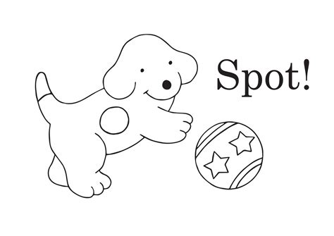 spot coloring pages