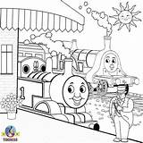 Thomas Train Coloring Pages Friends Kids Printable Drawing Worksheets Tank Emily Engine Color Print Sir Railway Table Topham Hatt Toys sketch template
