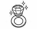 Coloring Ring Diamond Coloringcrew Clipartbest Clipart sketch template