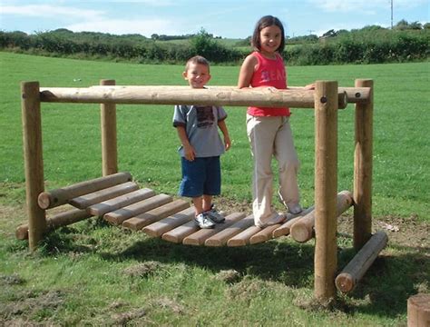 mini suspension bridge  playdale playgrounds    uk