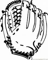 Baseball Glove Coloring Printable Pages Clipart Bw Ganson Sports Online Clip Vector Colouring Color Svg sketch template