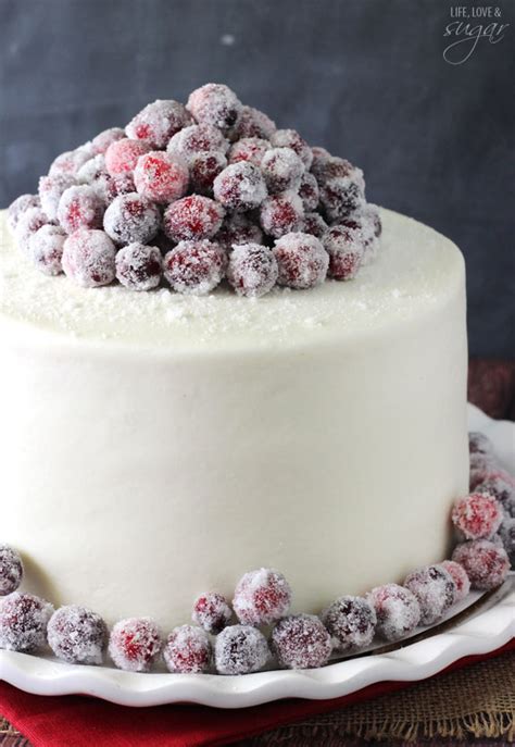 Sparkling Cranberry White Chocolate Cake Life Love And Sugar