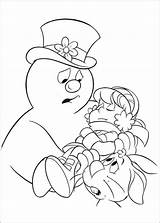 Frosty Coloring Pages Snowman Printable Cartoon Karen Book Kids Fun Coloriage Votes Info Index sketch template