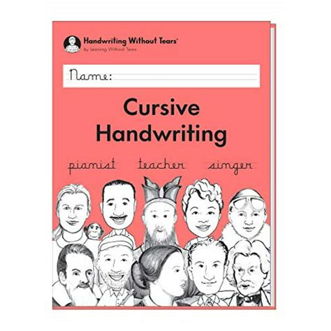 learning  tears cursive handwriting student workbook current