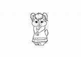 Chipettes Coloring Pages Chipmunks Alvin Colouring Kids Comment Logged Must Post sketch template