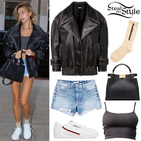 hailey baldwin clothes and outfits steal her style
