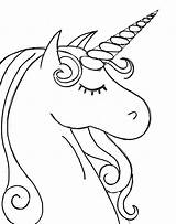 Unicorn Drawing Easy Sketch Kids Rainbow Draw Paint Painting Coloring Head Pages Template Google Realistic Sketches Cute Step sketch template