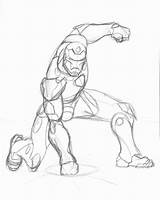Iron Man Sketch Head Drawing Getdrawings sketch template