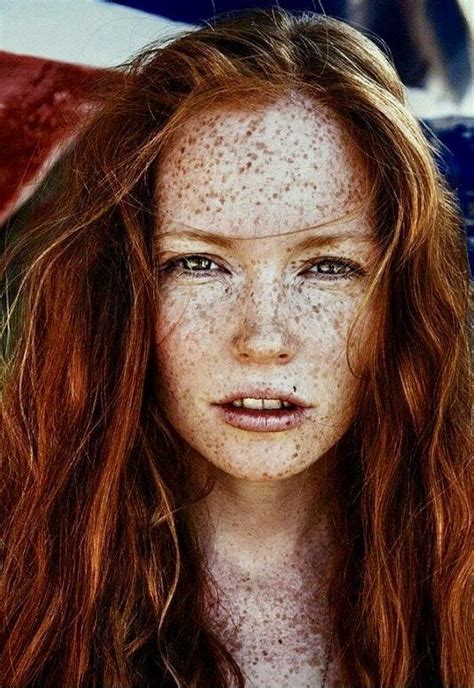 Rote Haare Sommersprossen Redheads Freckles Beautiful Freckles Red