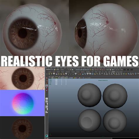 creating realistic eyes  games