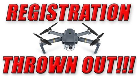 faa drone registration thrown  youtube