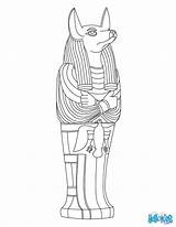 Anubis Egyptian Gods Colorear Egipto Hellokids Antiguo Mummy Colouring Egipcio Dioses Egipcios Designlooter Goddesses Egypte sketch template