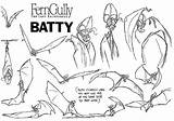 Ferngully Batty Williams References Ceramics sketch template
